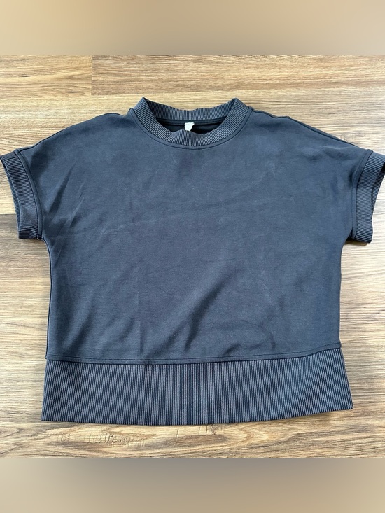 lululemon athletica Tops - Lululemon Softstreme Relaxed Fit T-Shirt Womens 2 Black Drape Athleisure Travel